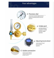Powerhouse Argon Tank Regulator for TIG Gas GTAW Welding Machine Pressure Gauge Set Tools & Accessor