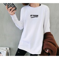 A9 - Size M - 2XL Female Long Sleeved T-shirt ~ Baju Tshirt Lengan Panjang Perempuan Murah Korean Viral
