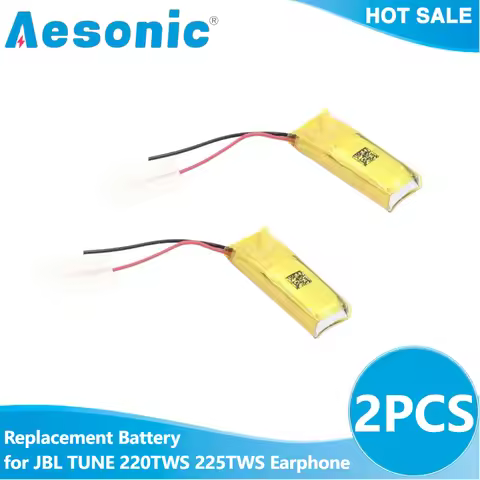 2PCS New Replacement Battery for JBL TUNE 220 225 TWS 220TWS 225TWS Bluetooth Headphone Handsfree Ea