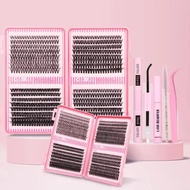 Lashes Lash Clusters Eyelashes Lash Clusters Extensions Kit Eyelash Extension Kit Eye Lashes, Lash E