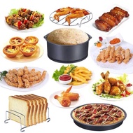6/8Inch Round Baking Mold Air Fryer Basket Tray Cake Mould Non Stick Pan空气炸锅烤盘/空气炸锅/空气炸锅蛋糕模/气压锅/空气炸锅