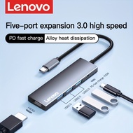 Lenovo | Lenovo S705 USB-C Docking Station 5-in-1 4K HDMI USB 3.0 PD Fast Charging Aluminum Alloy Po