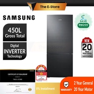 Samsung 450L Digital Inverter Bottom Mount Freezer Refrigerator | RL4003SBABS/ME (Fridge Peti Ais Pe