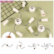 BACK2LIFE E27 Light Socket Splitter, Bulbs Adapter with Extension Hose E27 Lamp Holder Converter, Li