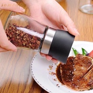 Glass Salt Pepper Mill Grinder Spice Grinding Bottle