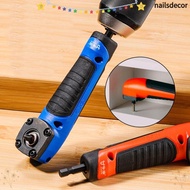 NAILSDECOR Electric Corner Screwdriver, 90° Right Angle Magnetic Right Angle Screwdriver,  Manual To