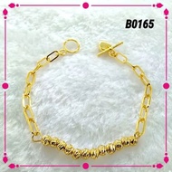 FREE COP 916 Bracelet Gelang Tangan Klip Pandora Emas Bangkok