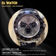 ROLEX DAYTONA 宇宙計型迪通拿116519LN 白金灰面黑色膠帶 watch only（二手淨錶）