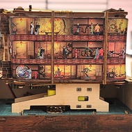 Ginzan Onsen Halom book nook DIY paper roll