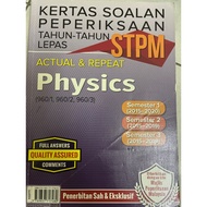 Kertas-kertas Soalan Peperiksaan Tahun-tahun Lepas STPM Actual dan Ulangan Physics Semester 1-3 (Pas