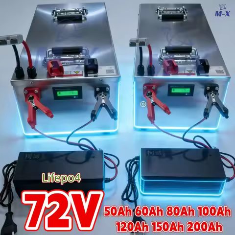 AA 72V 50Ah 60AH 80AH 100AH 120AH 150Ah 200AH LifePo4 Lithium Battery, Golf Cart, Electric Vehicle+C