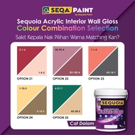 Sequoia Acrylic Interior Wall Gloss Colour Combination Selection / Cat Dalam / Cat Kilat Dinding (5)