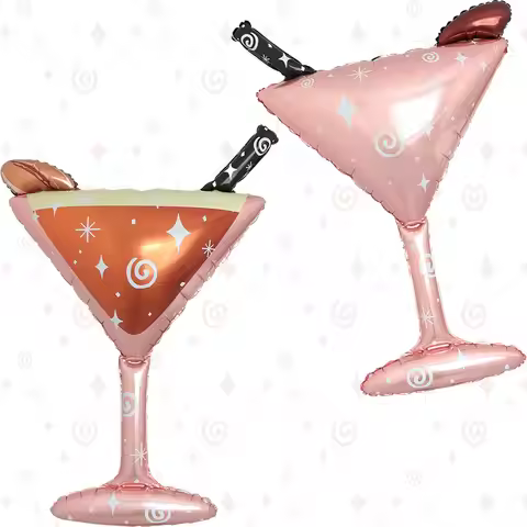 Espresso Martini Balloons Decor Cocktail Glass Balloon for Dirty Martini Party Bachelorette Bridal S