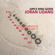 1 SET / 10PCS Ring Guide JORAN UDANG / Joran UL ~ Kolongan Joran Udang ALWIX SET