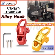 For Honda X-ADV 750 XADV Motorcycle Hook Hanger Modified Brake Master Cylinder Bag Helmet Holder Clamp Bracket Accessories XADV 750