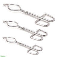 dusur Crucible Clamp Stainless Steel Crucible Clip Laboratory Folder Melting Plier Holder Crucible T