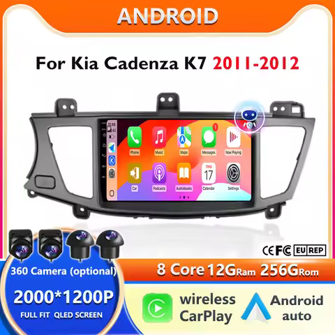 For KIA K7 Cadenza 2013-2017 Car Radio Multimedia Video Player Navigation Stereo GPS Android 15 wire
