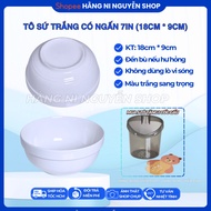 White royal porcelain bowl with rim 7in (18cm) - 100% COMPENSATION IF THE TANK DUE TO SHIPPING