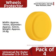 Travel Luggage Rubber Wheel Cover Protective Sleeve Accessories Silent Universal Wheel Silicone Ring