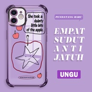 Compatible With iPhone 12 For Hp Case Soft Kesing Anticrack Softcase Clear Casing D09 S3-0210