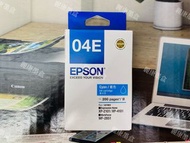 EPSON  T04E C Cyan 靛蓝# C13T04E283 全新原裝墨盒
