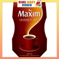 Maxim Arabica 100 Coffee Pouch Refill Korean Instant Coffee 150g