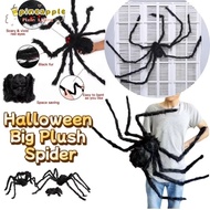 PINEAPH Halloween Giant Realistic Spider, Plush Simulation Decoration Large Black Spiders, Gifts Tri