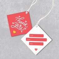 Clothing tags, clothing tags combo 100 pieces size 4.5x4.5cm