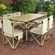 Sakula Meja Lipat Outdoor Aluminium Meja Lipat Outdoor Meja Lipat