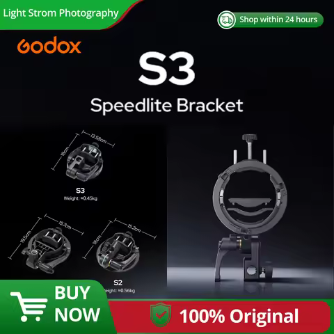 Godox S3 Speedlite Bracket for Godox AD200Pro AD200Pro II AD400Pro AD400Pro II AD600Pro
