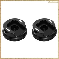 [K O G X] 2X DSLR 1/4inch Tripod Mount  Black Mic to Flash ColdShoe Adapter Stand for Camera Cage Mo