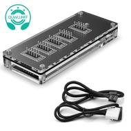USB 9Pin Interface Header Splitter 1 to 4 Extension Cable Adapter, for PC Computer Case Expansion Ca
