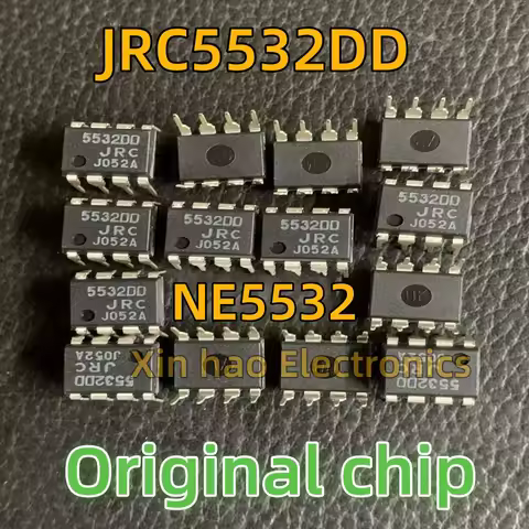5pcs New Original JRC5532DD JRC5532D NJM5532DD Low-Noise Precision Dual Operational Amplifier Chip N