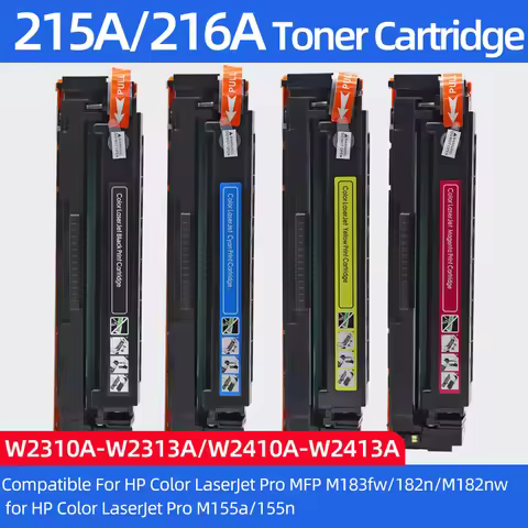 215A 216A W2310A W2410A Toner Cartridge With Chip Compatible for HP Color LaserJet Pro M155a M155nw 