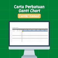 EXCEL Carta Perbatuan Gantt Chart e book xlsx Template