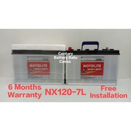 [Installation Provided] 95D31L NX120-7L N70ZL Century Motolite Heavy Duty (WET)