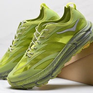 Satisfy x HOKA RUNNING MAFATE TRAIL Mesh Breathable Running Shoes Green