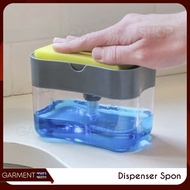 Dishwashing Soap Dispenser - Geylang 13oz with Free Sponge