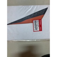 Left fairing sticker for orange blade cars