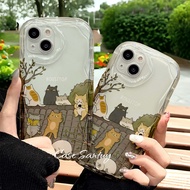 Trendy Aesthetic Paint Softcase for iphone 6 6s 7 8 X XR XS 11 12 13 14 15 PLUS Pro Max 115
