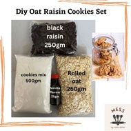 DIY Oat Raisin Cookies Set / DIY Biskut Oat Kismis