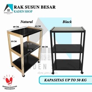 Latest 3-Tier Wooden Shelf Table