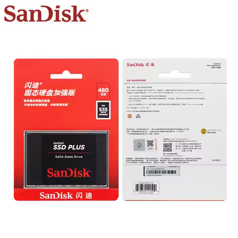 Original SATA III SSD Solid State Drive for Laptop Desktop Computer SanDisk Internal Hard Drive 1TB 