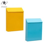 [lkpzhtw9] Wall Mount Mailbox Wall Mounted Mailbox Drop Box with Lock Newspaper Holder Box Metal Pos