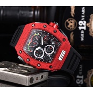 2021 New Hot Sale RM Men's Watch RM German Watch Quartz 6-Hand Second Running Silicone Precise Quart