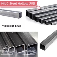 T1.2mm__6/8'' X 6/8'' (19MM x 19 MM)MILD STEEL SQ. HOLLOW SECTION - CQ EMPAT SEGI BESI HOLLOW TUBE 四方管方喉