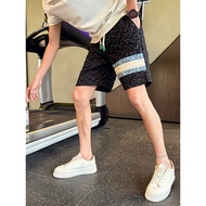 Men Street Wear 4 Quarter Pants Summer Thin Men's Pants Casual Loose Large Pants 2024 New Style Spor