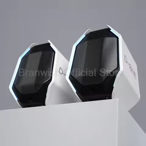 24W 2.0 Bluetooth Computer Speaker With DSP Audio USB Sound Card Lossless Decoding RGB Lights Speake