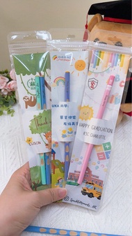 畢業禮物 刻名鉛筆套裝訂製 幼稚園 幼兒園