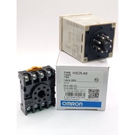 H3CR-A8. 12-48V H3CR-A8 Timer With Socket Base AC 24 To 48V And DC 12 48V.